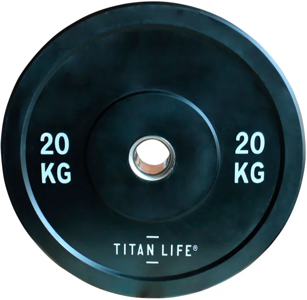 Titan Life Rubber Bumper Plate 20 kg Gewichtsscheibe