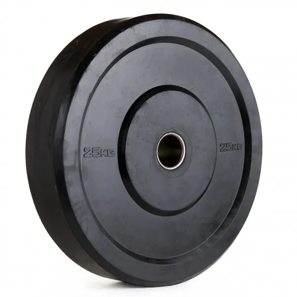 Nordic Fighter Schwarze Bumper-Gewichtsscheiben 5kg / 50mm (1 Stk)
